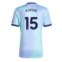 Camisa de Futebol Arsenal Jakub Kiwior #15 Equipamento Alternativo 2024-25 Manga Curta